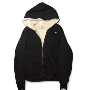 Y2K 2009 Victoria’s Secret fur lined zip up